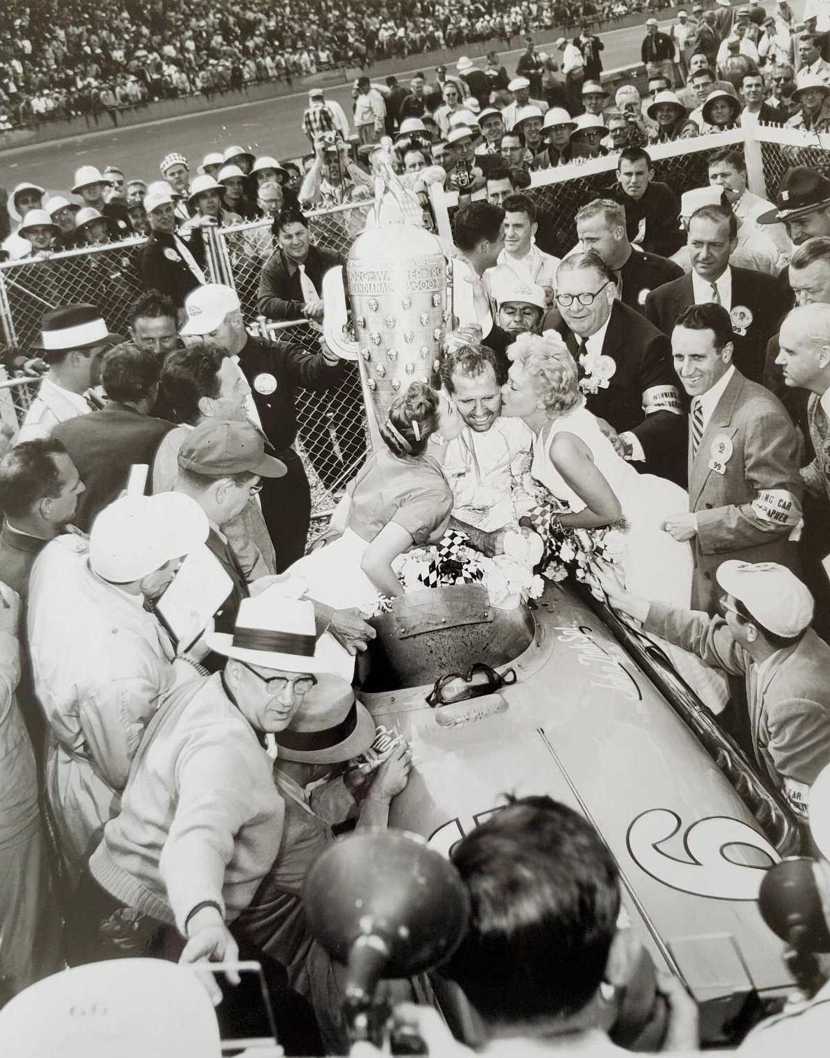 Sweikert in Victory Circle